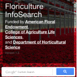 NCSU Floriculture InfoSearch screen
