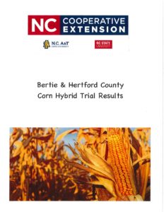 Cover photo for 2018 Bertie & Hertford County Corn Hybrid Trial Results
