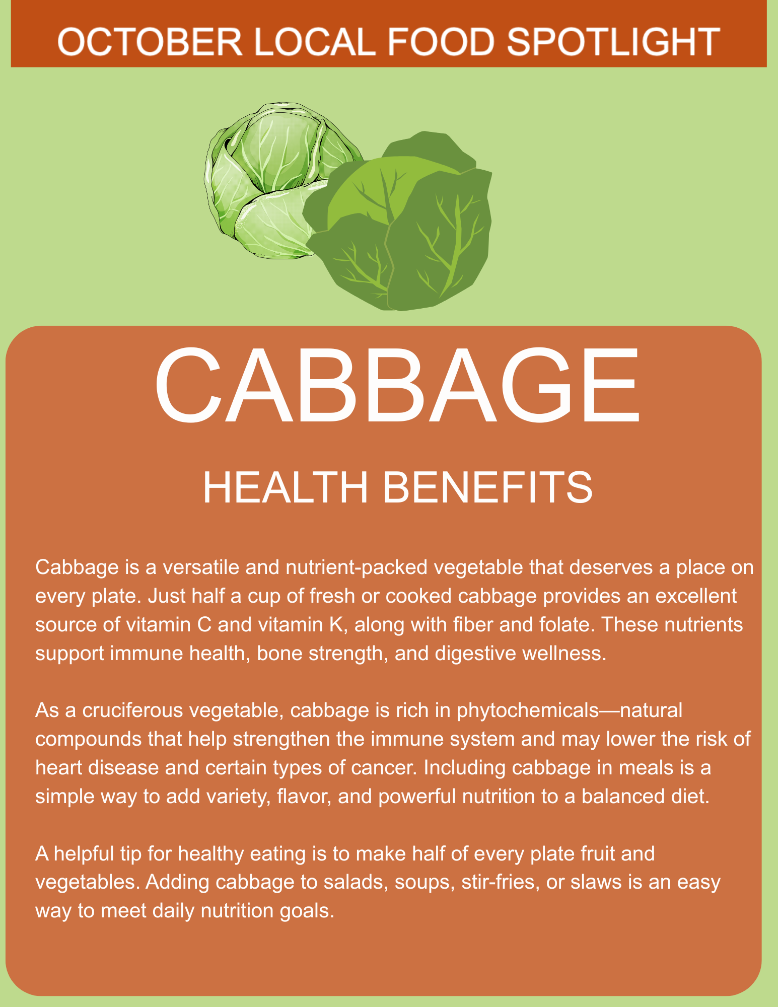 Cabbage Health Benefits and recipe